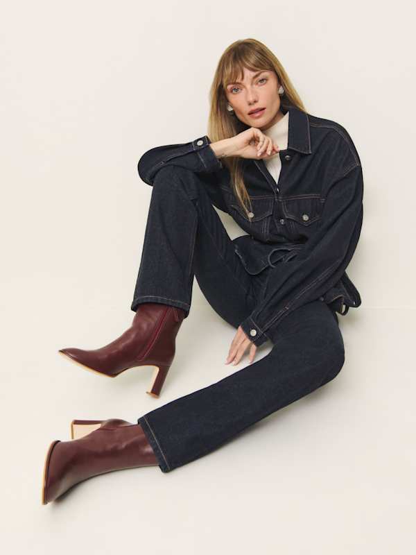 Gillian Ankle Boot - Ruby